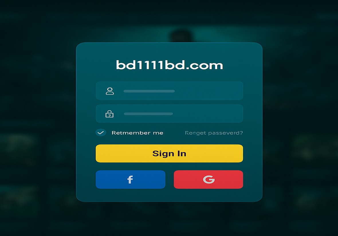 BD1111 লগইন পেজ